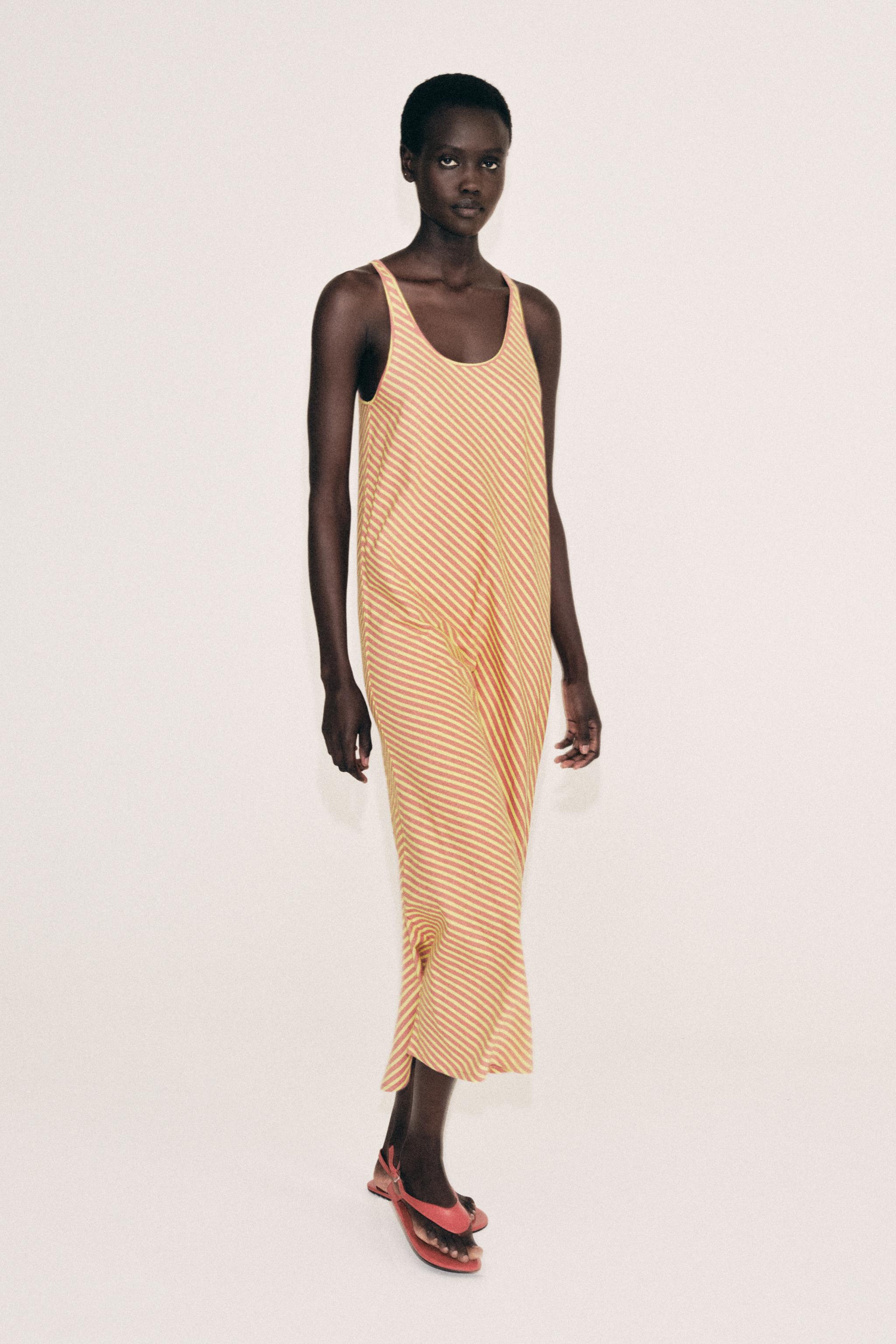 LONG STRIPED DRESS